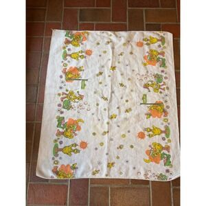 Vintage Sesame Street‎ Big Bird Bath Towel Retro Character Print White